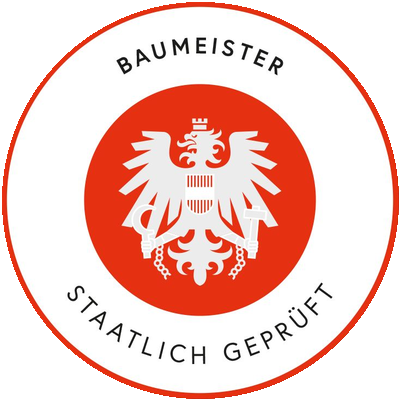 Baumeister — staatlich geprüft